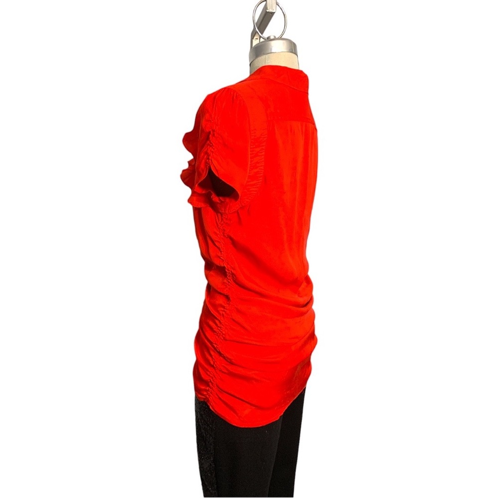 bebe Silk Ruffles top - Picture 4 of 15